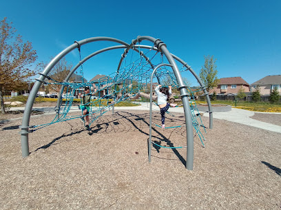 Arched playground structure in Jefferson, Richmond Hill Ontario