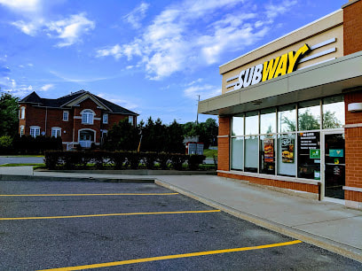 Exterior angled view of restaurant entrance including parking lot, Jefferson, Richmond Hill, Ontario